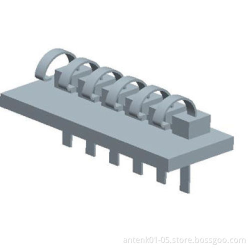 3.5mm Pitch Battery Connector, 6-way Female and Male Type, with Copper Alloy and Au-plated Terminal
